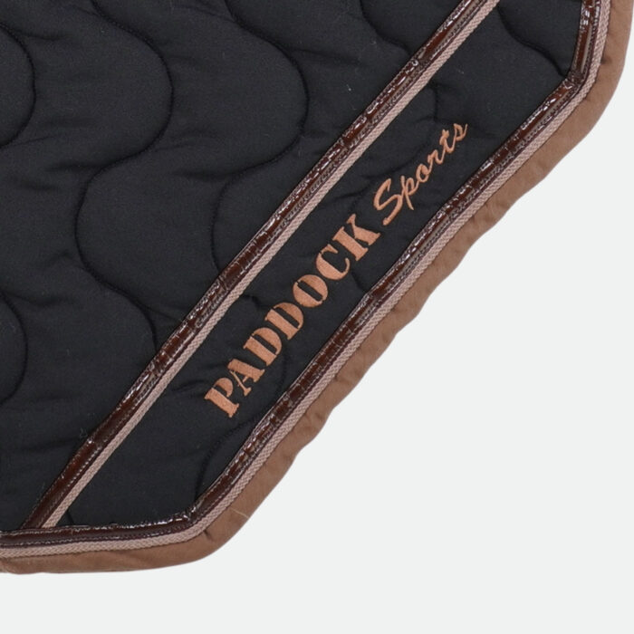 Paddock Sports - Tapis De Dressage Coupé Personnalisé Noir / Marron – Image 2