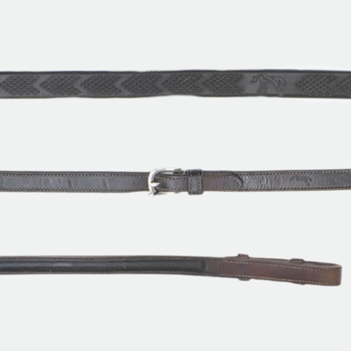 Pénélope Store - Rênes Caoutchouc Luxe Havane – Image 1