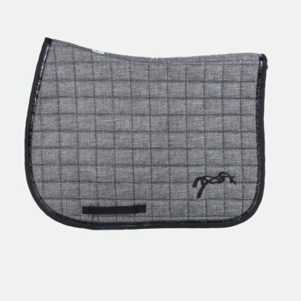 Pénélope Store - Tapis De Cso Classique Pied-De-Poule Noir