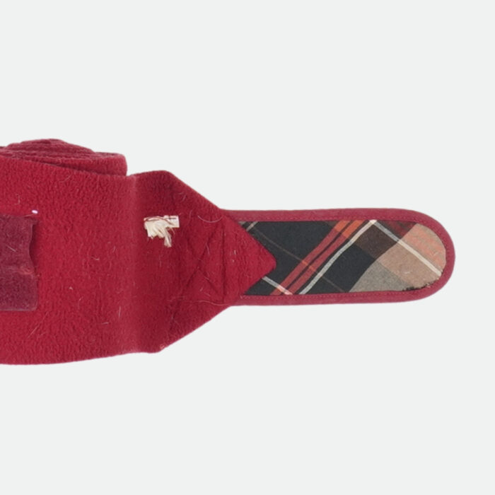 Rg Italy - Bandes De Polo Personnalisé Bordeaux écossais – Image 4