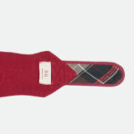 Rg Italy - Bandes De Polo Personnalisé Bordeaux écossais – Image 2