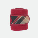 Rg Italy - Bandes De Polo Personnalisé Bordeaux écossais – Image 3