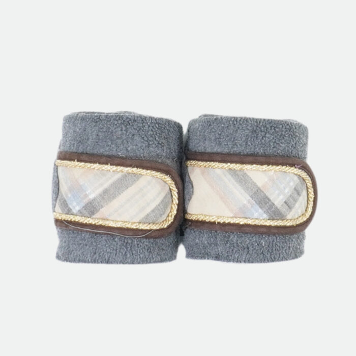 Rg Italy - Bandes De Polo Personnalisé Gris / Or – Image 3