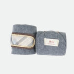 Rg Italy - Bandes De Polo Personnalisé Gris / Or