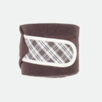 Rg Italy - Bandes De Polo Personnalisé Marron Carreaux – Image 3