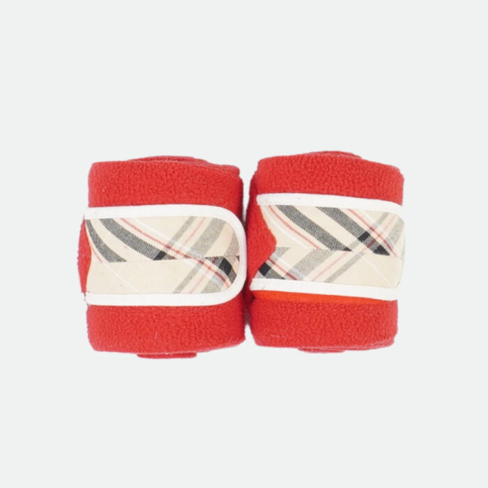Rg Italy - Bandes De Polo Personnalisé Rouge / Blanc – Image 3