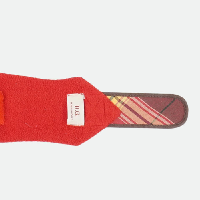 Rg Italy - Bandes De Polo Set de 2 Personnalisé Rouge / Marron – Image 2