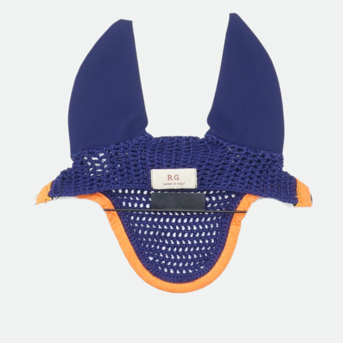 Rg Italy - Bonnet En Coton Égyptien Personnalisé Marine / Orange – Image 2