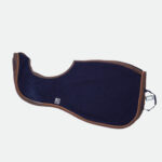 Rg Italy - Couvre-Reins Polaire Personnalisé Marine / Marron