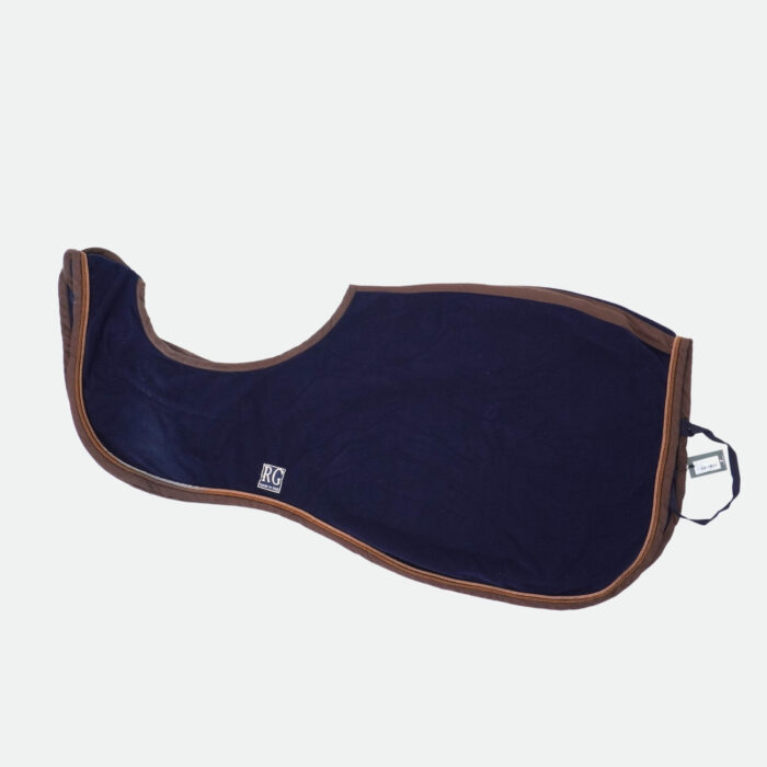 Rg Italy - Couvre-Reins Polaire Personnalisé Marine / Marron – Image 1