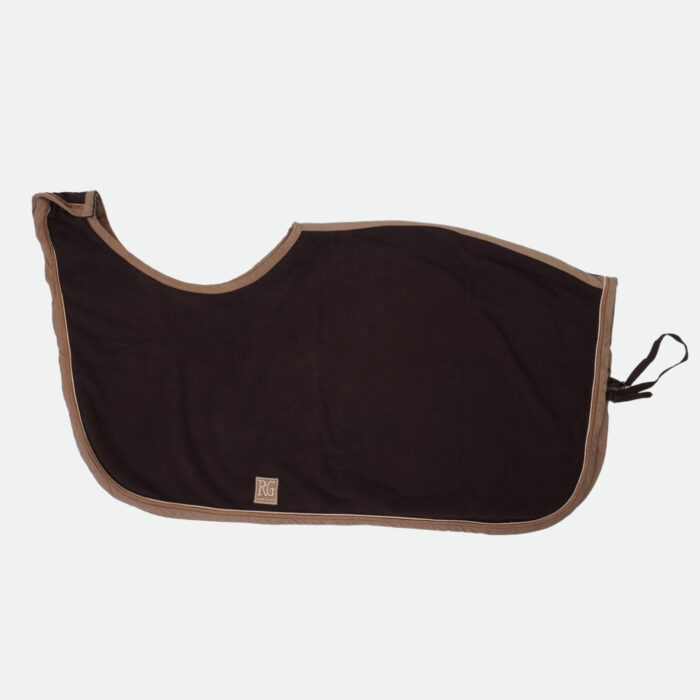 Rg Italy - Couvre-Reins Polaire Personnalisé Marron/Beige – Image 1
