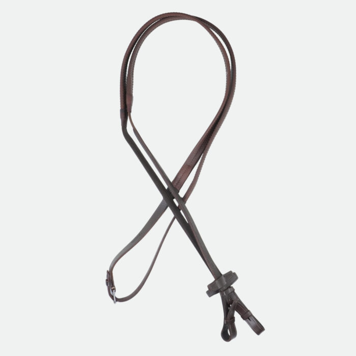 Signature By Antares - Rênes Caoutchouc 16 Mm Marron – Image 2