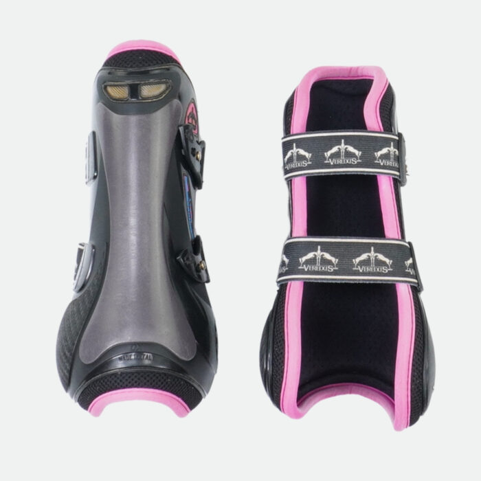 Veredus - Guêtres Ouvertes Olympus Vento Color Edition Noir / Rose – Image 3