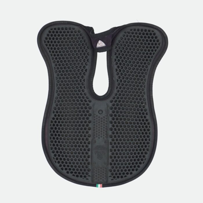 Acavallo - Amortisseurs Dégarotté À Mémoire De Forme Suede Hexagonal Gel Noir – Image 2