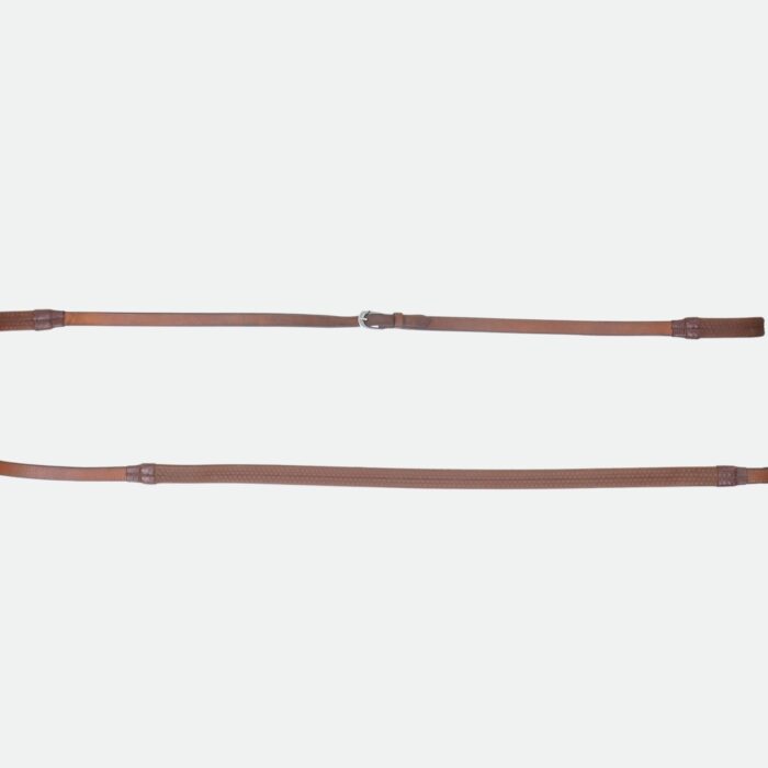 Antares Sellier - Rênes Caoutchouc Cuir Et Nylon Origin 20Mm Marron – Image 3