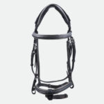 Cwd Sellier - Bridon Anatomique Muserolle Française Sport Color Noir / Gris – Image 2
