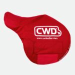 Cwd Sellier - Housse De Selle Classic Avec Trou D'Étrier Rouge