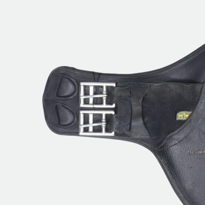 Devoucoux Sellier - Sangle Bavette Courte Cross Mousqueton Collectors Noir – Image 2