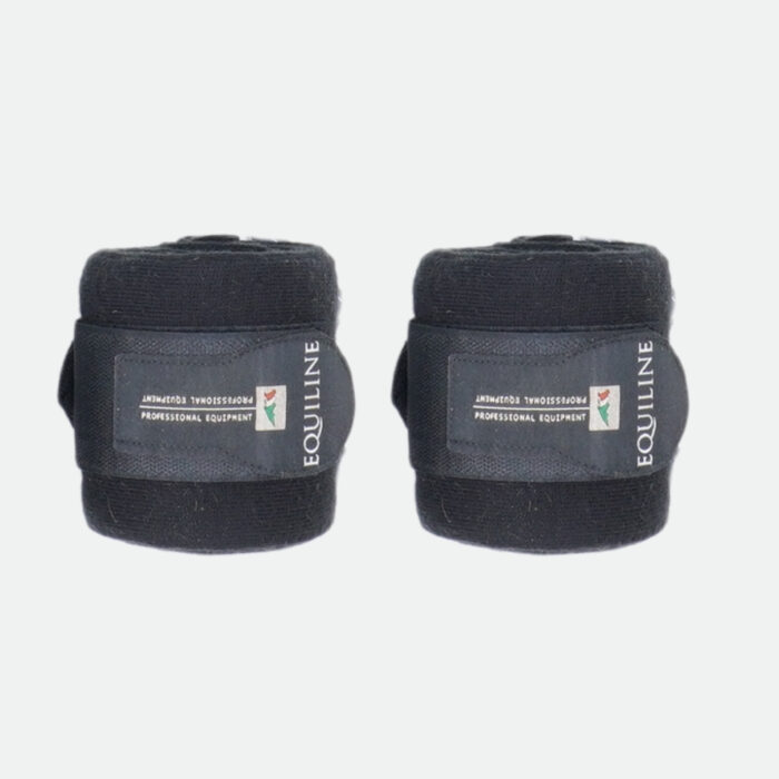 Equiline - Bandes De Repos Stable Set 2 Pieces Noir – Image 1
