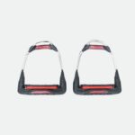 Freejump - Etriers Air’S Standard Oeil Orienté Planché Incliné Noir / Rouge