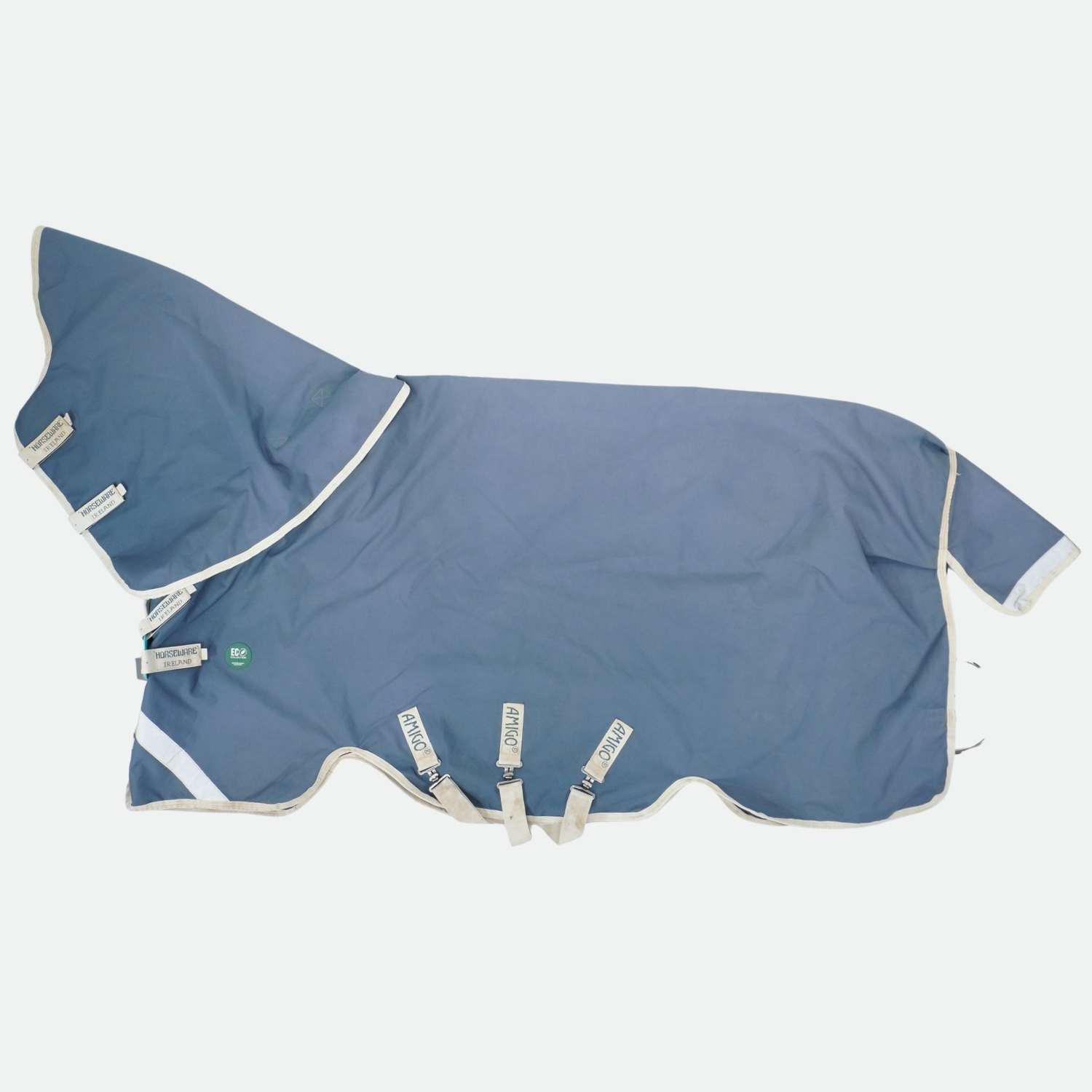 Horseware-Couverture-DExterieur-Amigo-Ameco-12-100G-Plus-Sarcelle-Gris-cheval-occasion-3-ART0172864 Horseware - Couverture D’Extérieur Amigo Ameco 12 100G Plus Sarcelle, Gris – Image 1