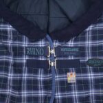 Horseware - Couverture De Box Rhino Original Vari-Layer 250G Marine À Carreaux, – Image 2