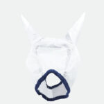 Horseware - Masque Anti Mouches Amigo Fine Mesh Argent, Bleu Marine