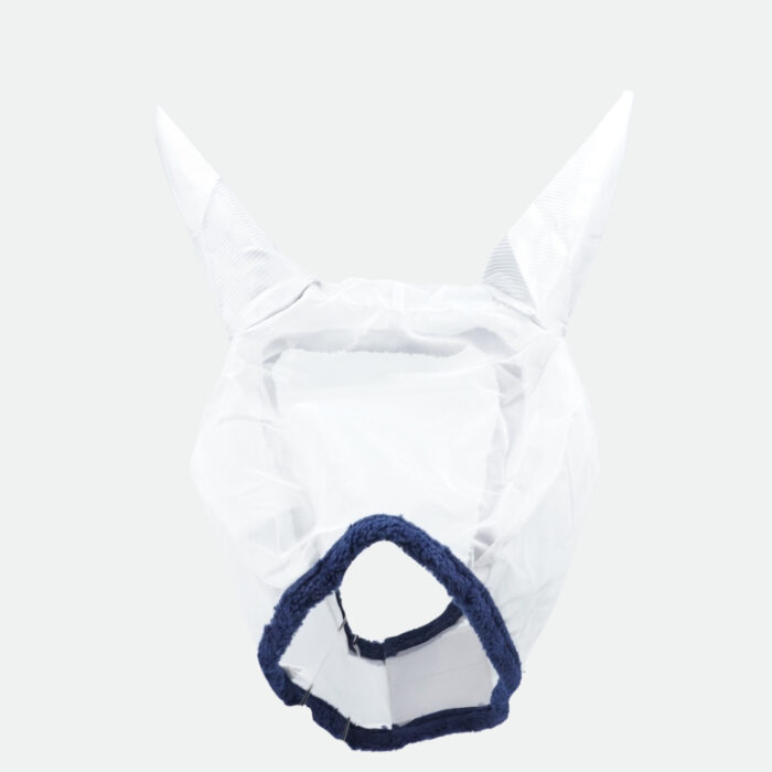 Horseware - Masque Anti Mouches Amigo Fine Mesh Argent, Bleu Marine – Image 1