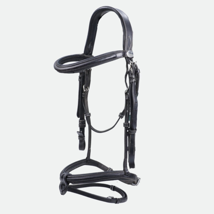 Jump'In - Bridon Tuesday Muserolle Combinée Collection Week Sans Rênes Noir – Image 1