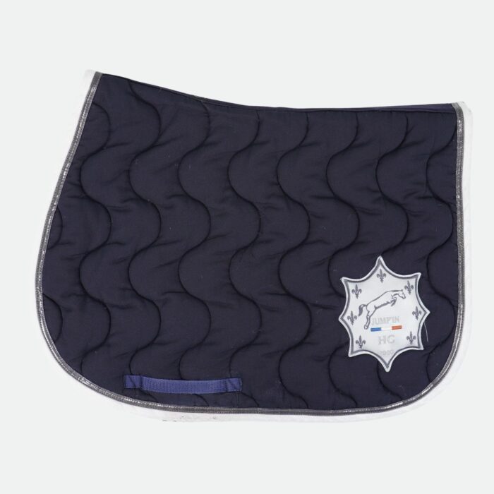 Jump'In - Tapis De Cso Écusson Hervé Godignon Marine / Blanc – Image 1