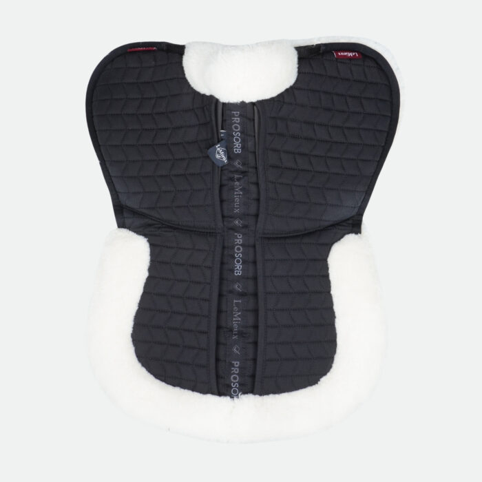 Lemieux - Amortisseurs Merino + Prosorb 2 Pocket Half Pad Noir / Naturel – Image 3