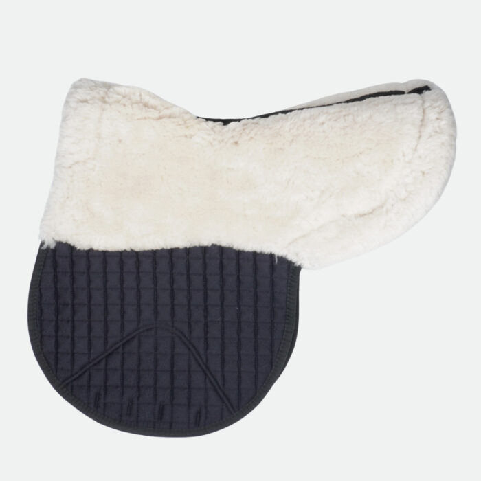 Lemieux - Tapis De Cso Merino + Cotton Gp Numnah Half Lined Noir / Naturel – Image 2