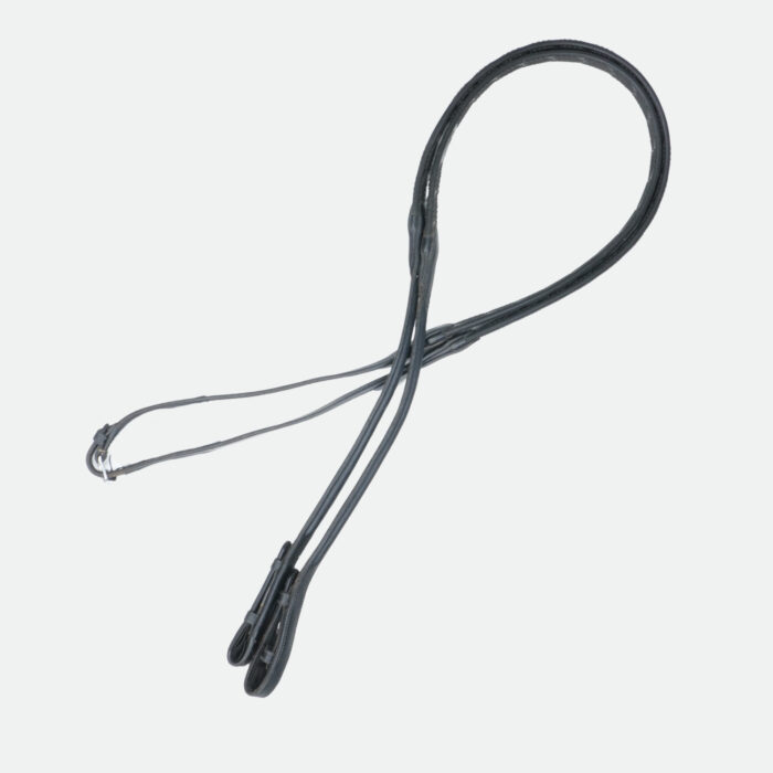 Pénélope Store - Rênes Caoutchouc Luxe Noir – Image 1