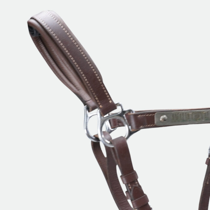 Smartwag - Licol En Cuir Soul Marron Bouclerie Argent – Image 2