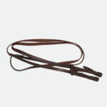 Childéric - Rênes Cuir Et Grip 5 / 8 Avec Taquets Marron