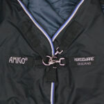 Horseware - Couverture D’Extérieur Amigo Bravo 12 250G Noir, Bleu Foncé – Image 3