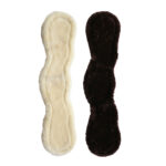 Kentucky Horsewear - Sangle Courte Anatomique Sheepskin Marron (Marron & Naturel) – Image 2