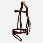 Dy'On - Bridon Muserolle Combinée Anatomique New English Collection Marron