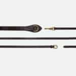 Dy'On - Rênes Allemandes Full Leather Draw Reins 1 / 2 D Collection Marron