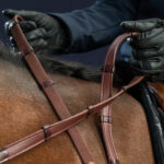 Dy'On - Rênes Hunter 5 / 8 Avec 7 Arretoirs New English Collection Marron – Image 2