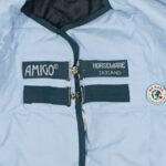 Horseware - Couverture De Box Plus Teinture Végétale Naturelle 200G Bleu Marine – Image 2