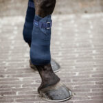 Kentucky Horsewear - Bandes De Travail Fleece & Élastique Marine – Image 3