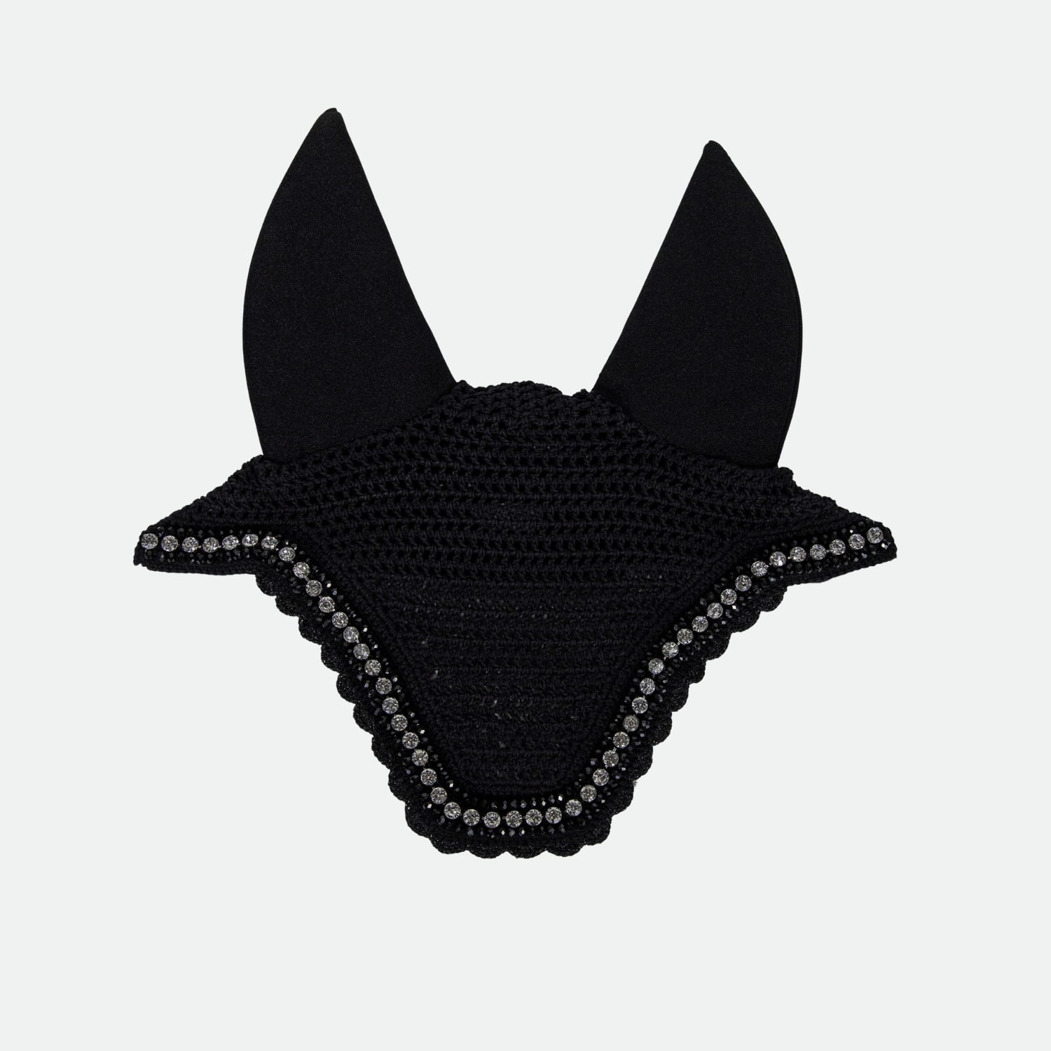 Kentucky-Horsewear-Bonnet-Wellington-Big-Stone-Pearl-Noir-cheval-occasion-3-ART0000552 Kentucky Horsewear - Bonnet Wellington Big Stone & Pearl Noir – Image 1