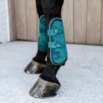 Kentucky Horsewear - Guêtres Ouvertes Bamboo Élastique Velvet Emeraude – Image 2