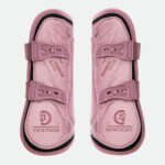 Kentucky Horsewear - Guêtres Ouvertes Bamboo Élastique Velvet Vieux Rose