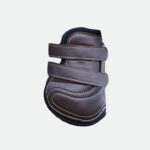 Kentucky Horsewear - Protège Boulets Double Coque Cuir Marron