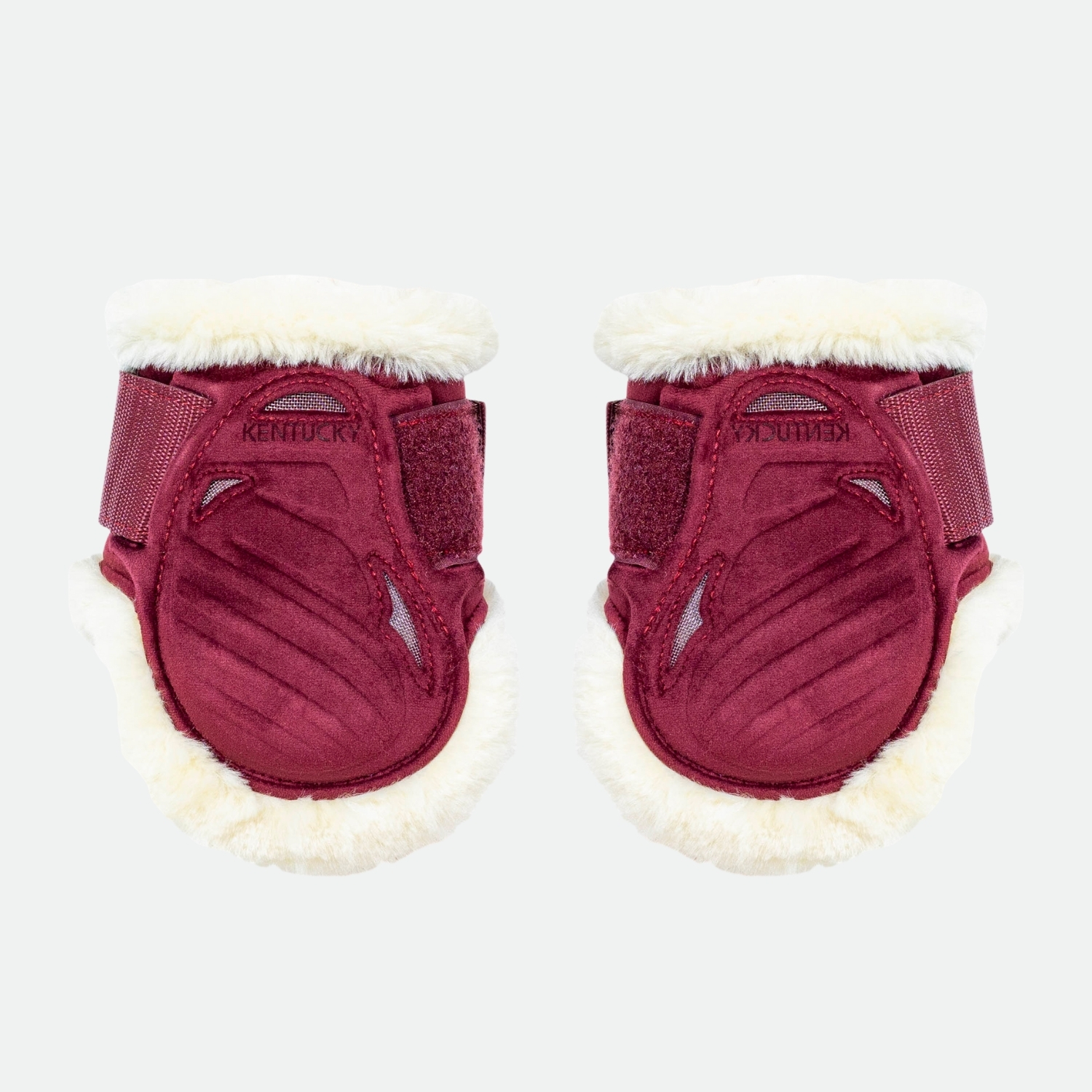 Kentucky-Horsewear-Protege-Boulets-Young-Horses-Velvet-Sheepskin-Bordeaux-cheval-occasion-3-ART0001002 Kentucky Horsewear - Protège Boulets Young Horses Velvet Sheepskin Bordeaux – Image 1