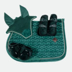 Kentucky Horsewear - Protège Boulets Young Horses Velvet Vert Sapin – Image 4