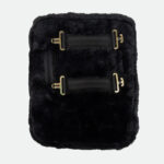 Kentucky Horsewear - Protège Poitrail Extension De Mouton 2 Fermetures Noir