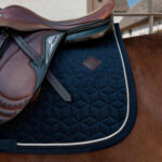 Kentucky Horsewear - Tapis De Cso Velvet Bleu Foncé – Image 2